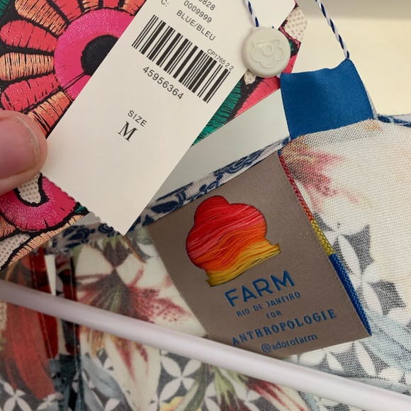 NWT Anthropologie Farm Rio Carmen Floral Romper - Picture 7 of 9